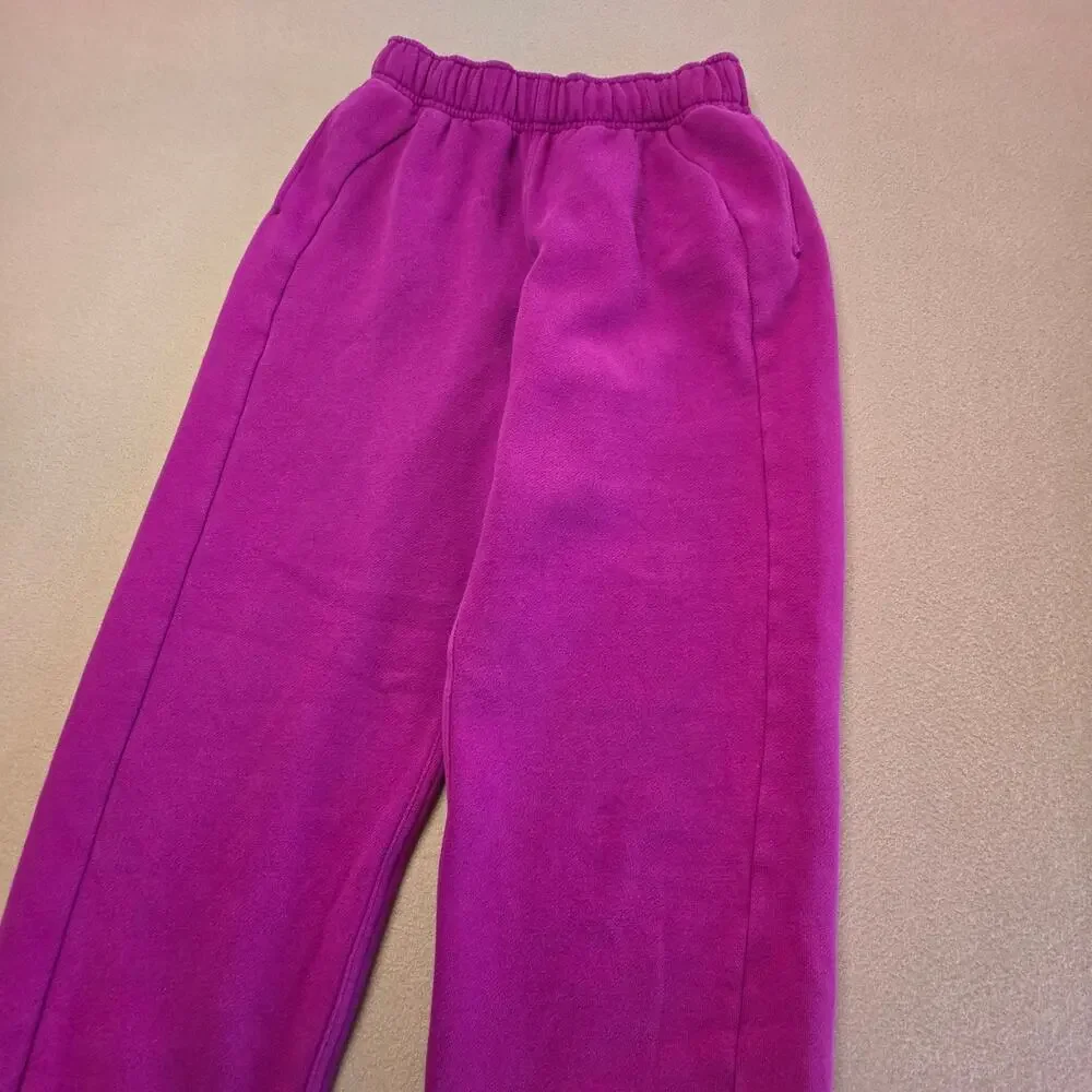 Lululemon Scuba Mid-Rise Oversized Jogger Sweatpant Ripened Raspberry Sz XXS